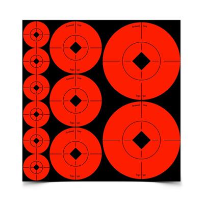  Birchwood Casey Target Spots Assorted Bullseye 10pk # 33928