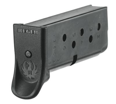Ruger Magazine for LCP 380ACP 6RD BLK w/ Finger Extension #90333