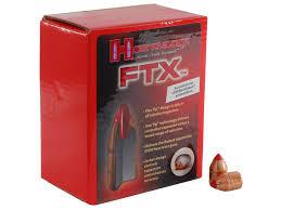 Hornady Bullet 44CAL 225GR FTX 100CT Box #44105