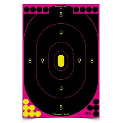 Birchwood Casey Shoot-N-C Pink Silhouette Target 12