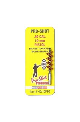 Pro Shot 40CAL/10MM Pistol Tornado Brush #40/10PTO