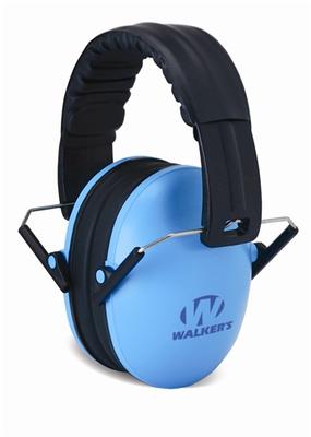 Walkers Hearing Protection Kids Folding Muff Blue#GWP-FKDM-BL