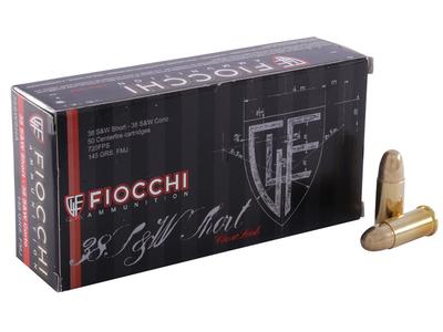  Fiocchi 38s & W Short 145gr Fmj 50rd Box # 38swsha