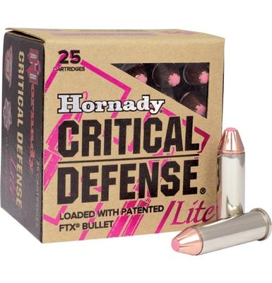 Hornady Critical Defense 38SPL 90GR FTX 25RD Box #90300