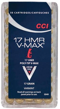 CCI V-Max Vrmt 17HMR 17GR poly tip #0049