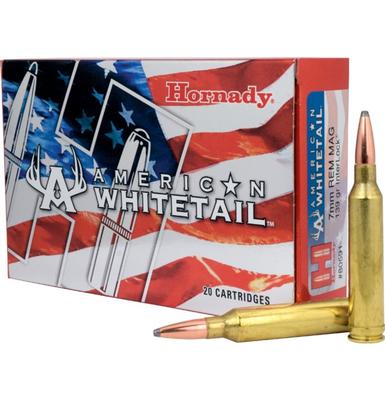  Hornady American Whitetail 7mm Rem Mag 139gr Sp Interlock 20rd Box # 80591