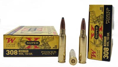 WINCHESTER SUPX 100TH ANNIVERSARY 308WIN 150GR PP 20RD BOX #X308100
