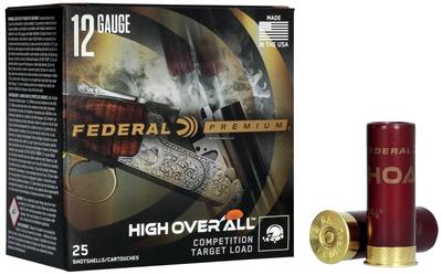  Federal Premium High Overall Competition Target 12ga # 7.5 2- 3/4 ' 1oz 25rd Box # Hoa12hc175