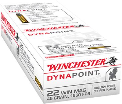 Winchester USA Dynapoint 22WMR 45GR CPHP 50RD Box #USA22M