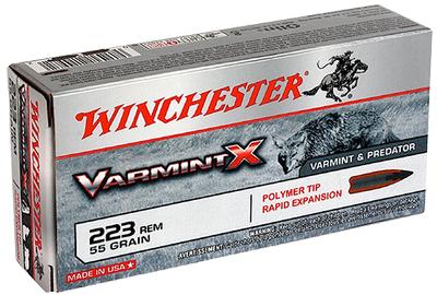 Winchester Varmint X 223rem 55gr PTRD 20rd box #X223P