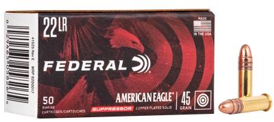 American Eagle Suppressor 22LR 45gr CPSP 50rd box #AE22SUP1