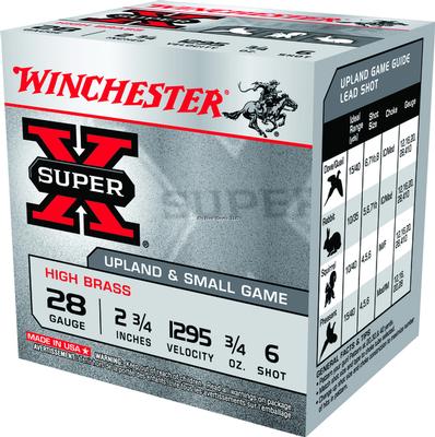  Winchester Super- X High Brass 28ga # 6 2- 3/4 